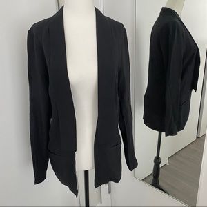 Light Tuxedo Waterfall Blazer